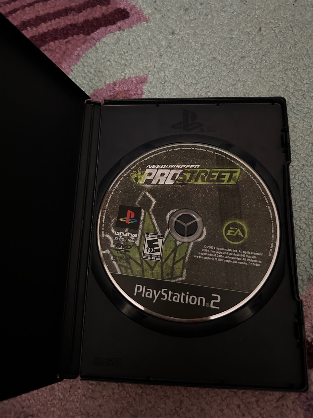 Sony PlayStation 2 Need for Speed: ProStreet — Black & Green Disc